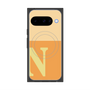 プレミアムスクエアケース with Pixelsnap［ オリジナル - initial two tone - N orange ］