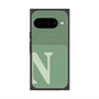 プレミアムスクエアケース with Pixelsnap［ オリジナル - initial two tone - N green ］