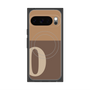 プレミアムスクエアケース with Pixelsnap［ オリジナル - initial two tone - O brown ］
