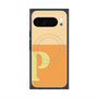 プレミアムスクエアケース with Pixelsnap［ オリジナル - initial two tone - P orange ］
