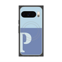 プレミアムスクエアケース with Pixelsnap［ オリジナル - initial two tone - P blue ］