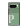 プレミアムスクエアケース with Pixelsnap［ オリジナル - initial two tone - P green ］
