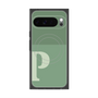 プレミアムスクエアケース with Pixelsnap［ オリジナル - initial two tone - P green ］