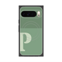 プレミアムスクエアケース with Pixelsnap［ オリジナル - initial two tone - P green ］