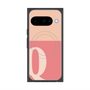 プレミアムスクエアケース with Pixelsnap［ オリジナル - initial two tone - Q pink ］