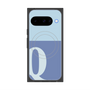 プレミアムスクエアケース with Pixelsnap［ オリジナル - initial two tone - Q blue ］