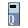 プレミアムスクエアケース with Pixelsnap［ オリジナル - initial two tone - Q blue ］