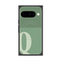プレミアムスクエアケース with Pixelsnap［ オリジナル - initial two tone - Q green ］