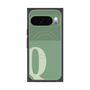 プレミアムスクエアケース with Pixelsnap［ オリジナル - initial two tone - Q green ］