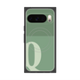 プレミアムスクエアケース with Pixelsnap［ オリジナル - initial two tone - Q green ］