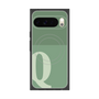 プレミアムスクエアケース with Pixelsnap［ オリジナル - initial two tone - Q green ］