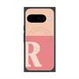 プレミアムスクエアケース with Pixelsnap［ オリジナル - initial two tone - R pink ］