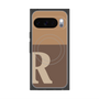 プレミアムスクエアケース with Pixelsnap［ オリジナル - initial two tone - R brown ］