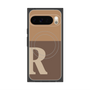 プレミアムスクエアケース with Pixelsnap［ オリジナル - initial two tone - R brown ］