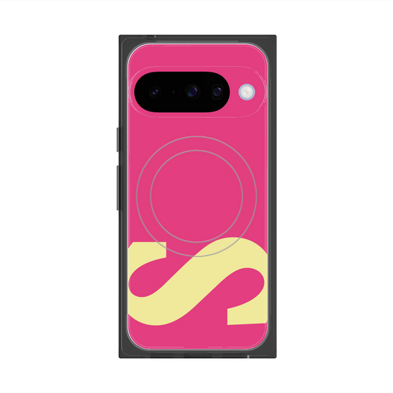 プレミアムスクエアケース with Pixelsnap［ オリジナル - initial color - S pink ］
