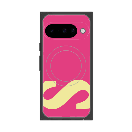 プレミアムスクエアケース with Pixelsnap［ オリジナル - initial color - S pink ］