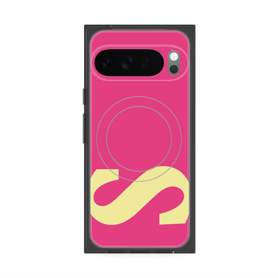 プレミアムスクエアケース with Pixelsnap［ オリジナル - initial color - S pink ］