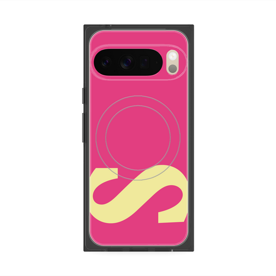 プレミアムスクエアケース with Pixelsnap［ オリジナル - initial color - S pink ］
