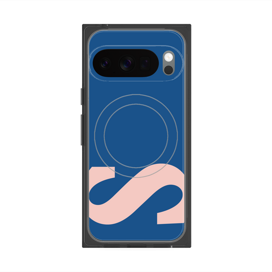 プレミアムスクエアケース with Pixelsnap［ オリジナル - initial color - S navy ］