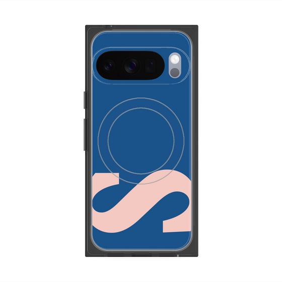 プレミアムスクエアケース with Pixelsnap［ オリジナル - initial color - S navy ］