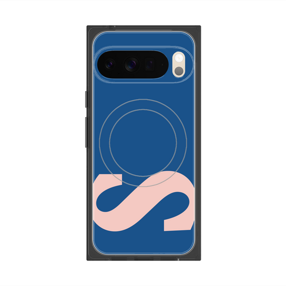 プレミアムスクエアケース with Pixelsnap［ オリジナル - initial color - S navy ］