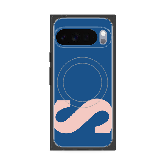 プレミアムスクエアケース with Pixelsnap［ オリジナル - initial color - S navy ］