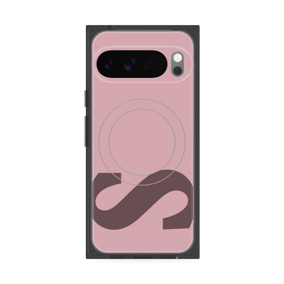 プレミアムスクエアケース with Pixelsnap［ オリジナル - initial color - S dusty pink ］