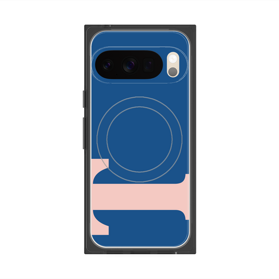 プレミアムスクエアケース with Pixelsnap［ オリジナル - initial color - T navy ］