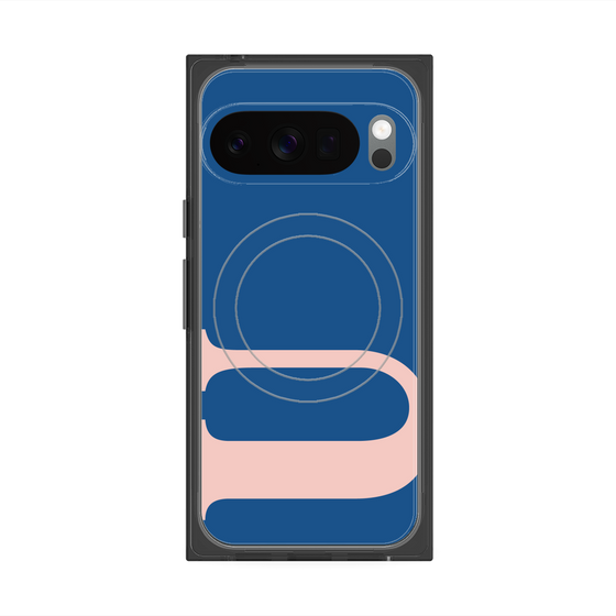 プレミアムスクエアケース with Pixelsnap［ オリジナル - initial color - U navy ］