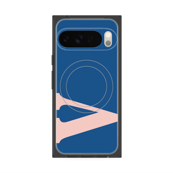 プレミアムスクエアケース with Pixelsnap［ オリジナル - initial color - V navy ］