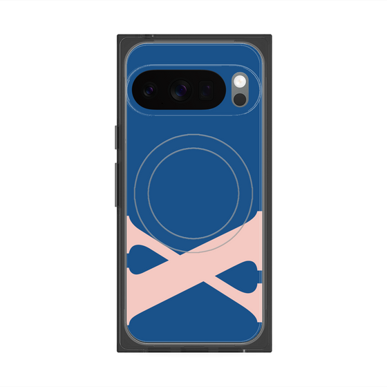 プレミアムスクエアケース with Pixelsnap［ オリジナル - initial color - X navy ］