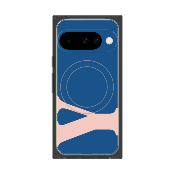 プレミアムスクエアケース with Pixelsnap［ オリジナル - initial color - Y navy ］