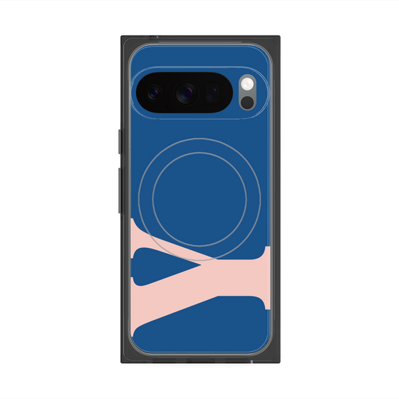 プレミアムスクエアケース with Pixelsnap［ オリジナル - initial color - Y navy ］