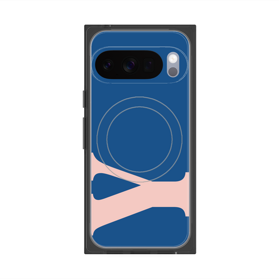 プレミアムスクエアケース with Pixelsnap［ オリジナル - initial color - Y navy ］