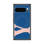 プレミアムスクエアケース with Pixelsnap［ オリジナル - initial color - Y navy ］