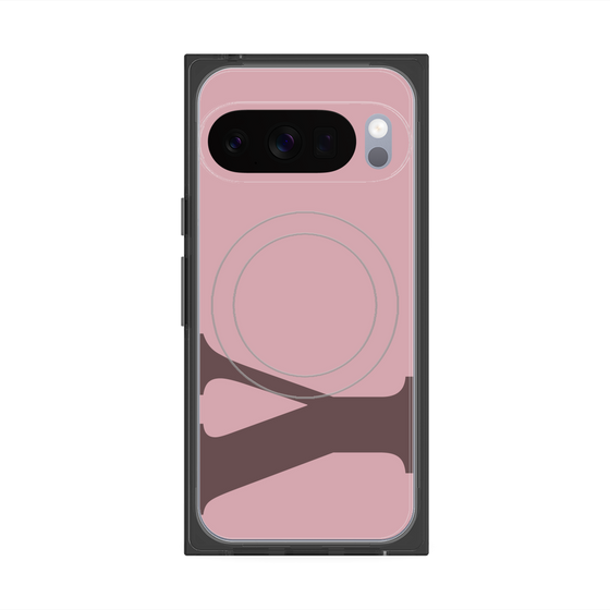 プレミアムスクエアケース with Pixelsnap［ オリジナル - initial color - Y dusty pink ］