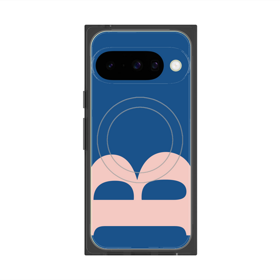 プレミアムスクエアケース with Pixelsnap［ オリジナル - initial color - B navy ］
