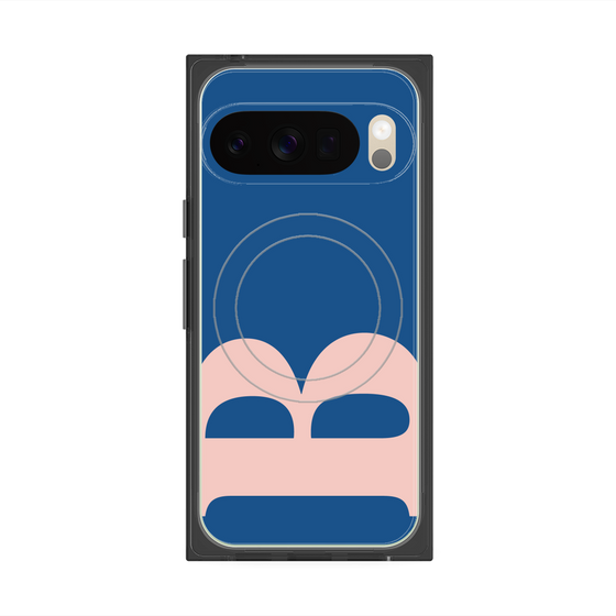 プレミアムスクエアケース with Pixelsnap［ オリジナル - initial color - B navy ］