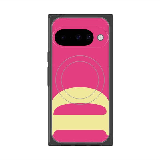 プレミアムスクエアケース with Pixelsnap［ オリジナル - initial color - D pink ］