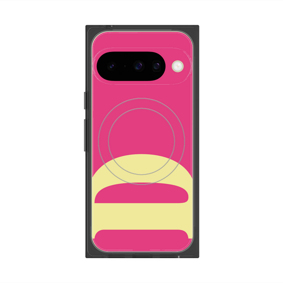 プレミアムスクエアケース with Pixelsnap［ オリジナル - initial color - D pink ］