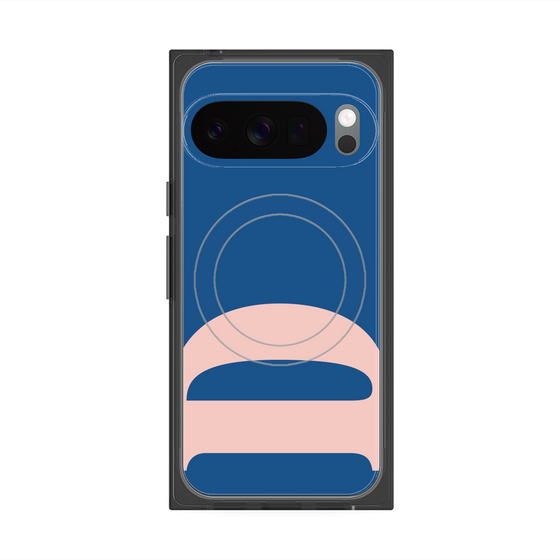 プレミアムスクエアケース with Pixelsnap［ オリジナル - initial color - D navy ］
