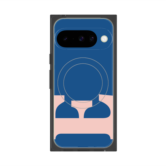 プレミアムスクエアケース with Pixelsnap［ オリジナル - initial color - E navy ］