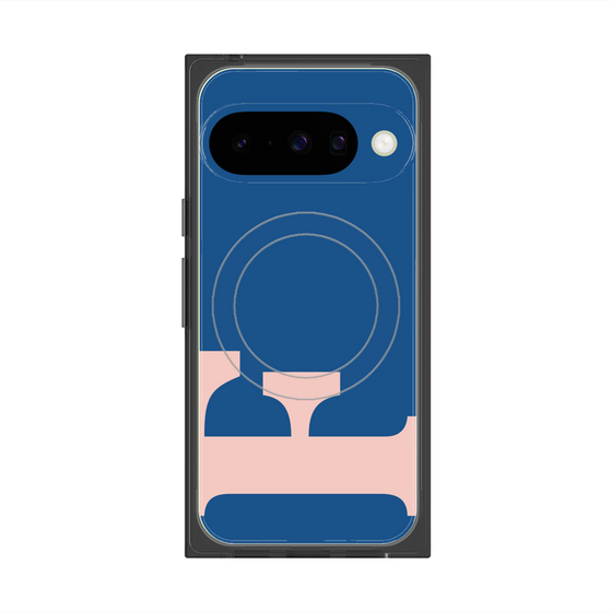 プレミアムスクエアケース with Pixelsnap［ オリジナル - initial color - F navy ］