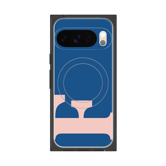 プレミアムスクエアケース with Pixelsnap［ オリジナル - initial color - F navy ］