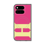プレミアムスクエアケース with Pixelsnap［ オリジナル - initial color - H pink ］