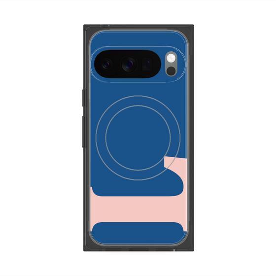 プレミアムスクエアケース with Pixelsnap［ オリジナル - initial color - L navy ］