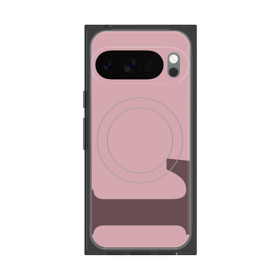 プレミアムスクエアケース with Pixelsnap［ オリジナル - initial color - L dusty pink ］