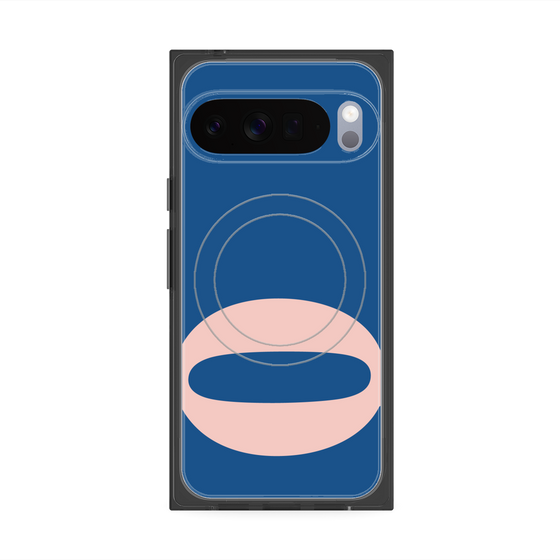 プレミアムスクエアケース with Pixelsnap［ オリジナル - initial color - Q navy ］