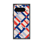 プレミアムスクエアケース with Pixelsnap［ ELLE - カットロゴ - スプリング ］
