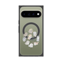 プレミアムスクエアケース with Pixelsnap［ こんにちは、いぬです - みんなそろって - クリア ］